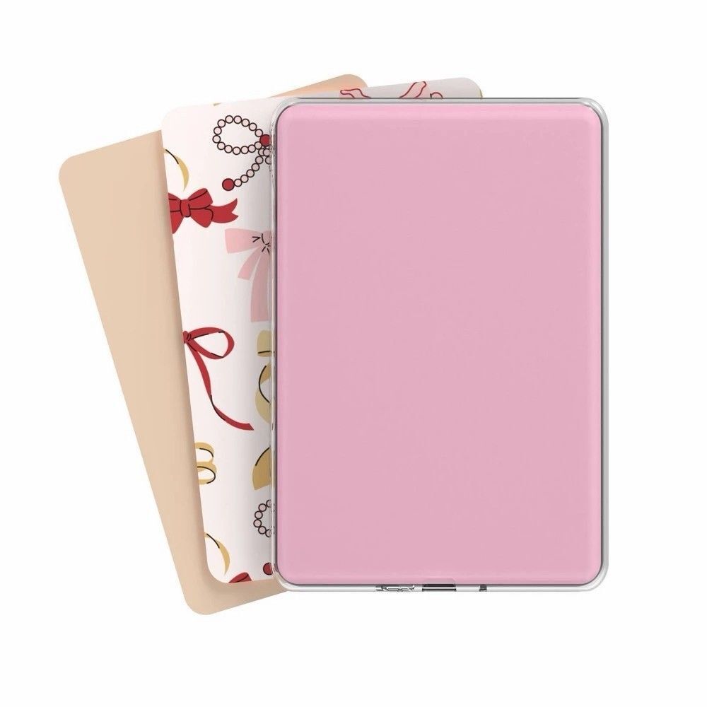 GEMS 6" Clear Kindle 11th Gen Case TPU Cover w/ Bow Inserts